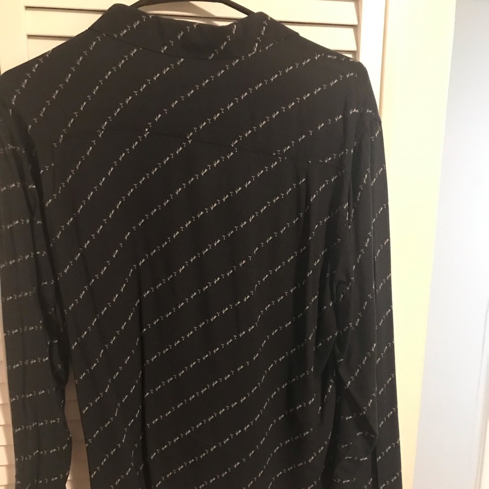 Andew Dress Shirt Navy Blue - Picture 3 of 3